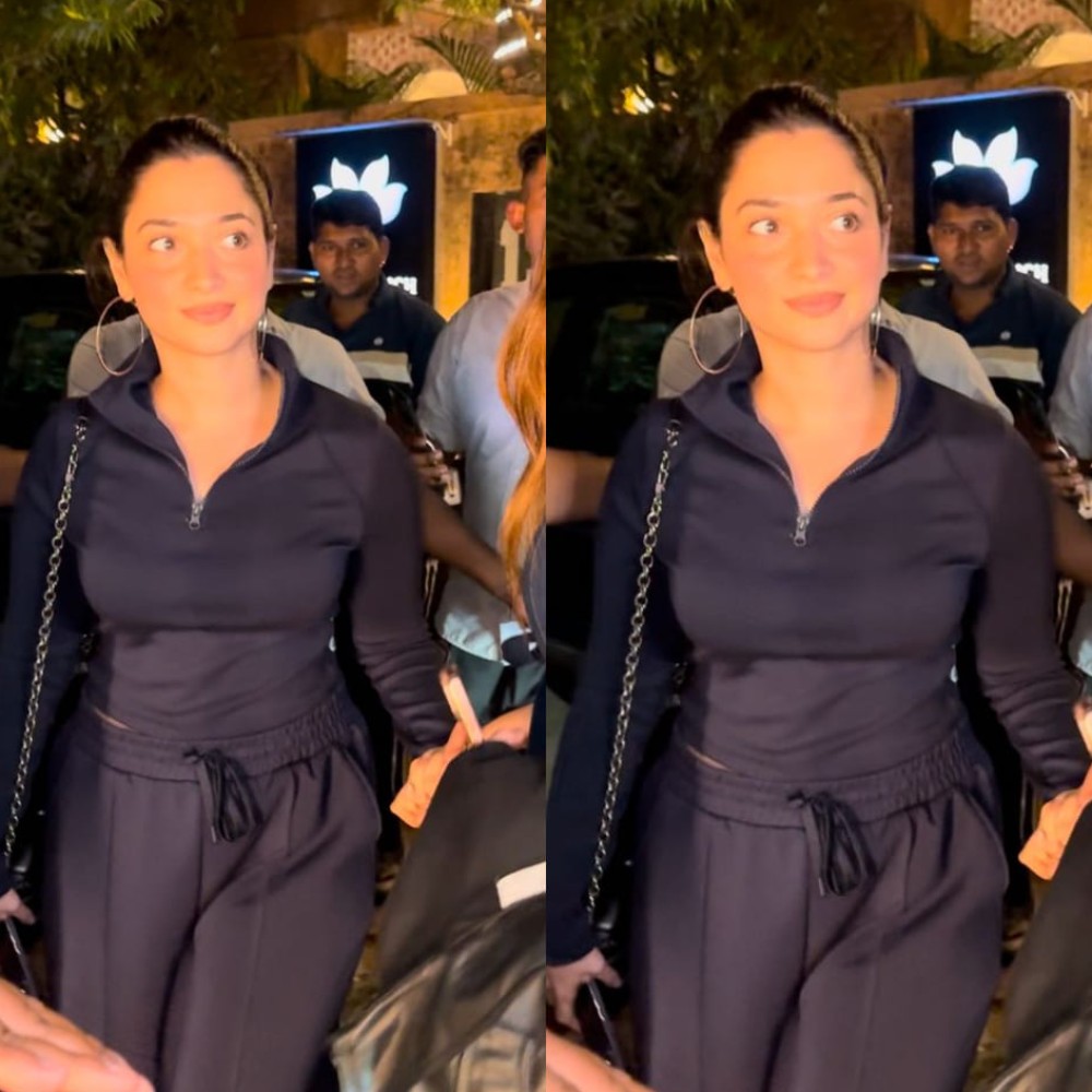 T in Tamannaah Bhatia stands for 'top-notch' as she slips into comfy yet stylish outfit...