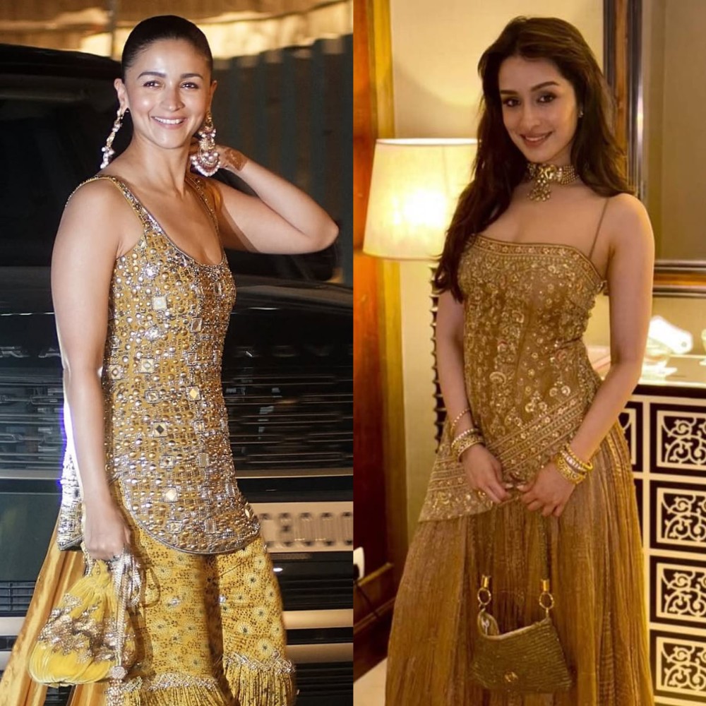 Alia Bhatt and  Shraddha Kapoor style yellow sharara set: Which of the 2 stunning looks...