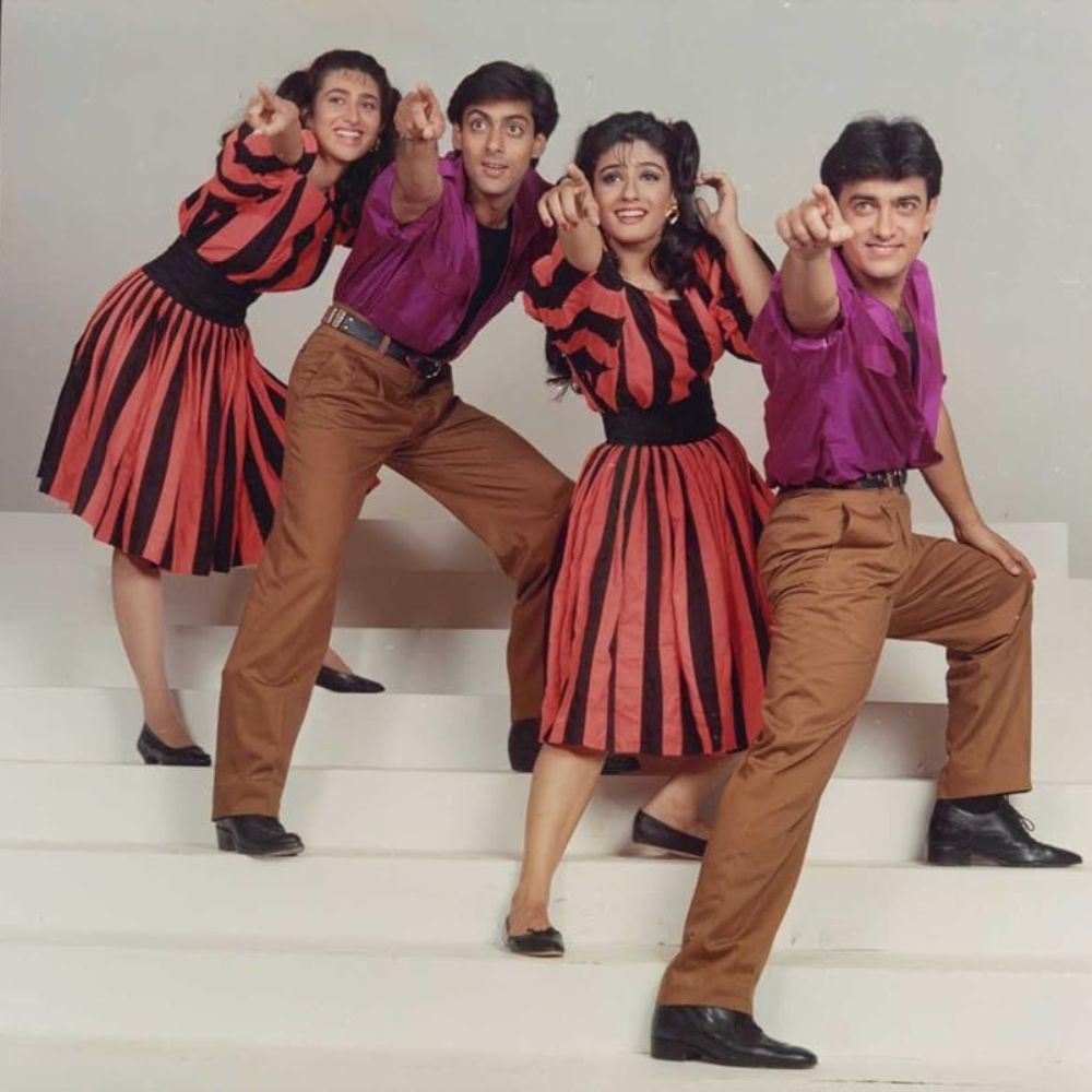 Raveena Tandon’s outfits in Andaz Apna Apna prompted Karisma Kapoor to take THIS big step; designer Ashley Rebello spills beans