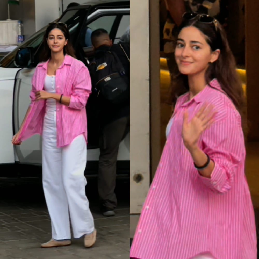 Summer Fashion: How to style pink shirt like Ananya Panday