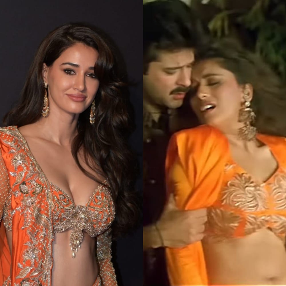Disha Patani recreates Madhuri Dixit’s iconic 'Dhak Dhak Karne Laga' saree look, but not without modern and sensual twist 