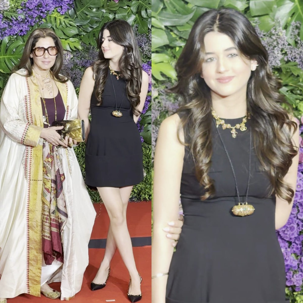 Dimple Kapadia’s granddaughter Naomika Saran makes rare appearance in black bodycon dress, flaunting Fendi bag worth Rs 1,93,000