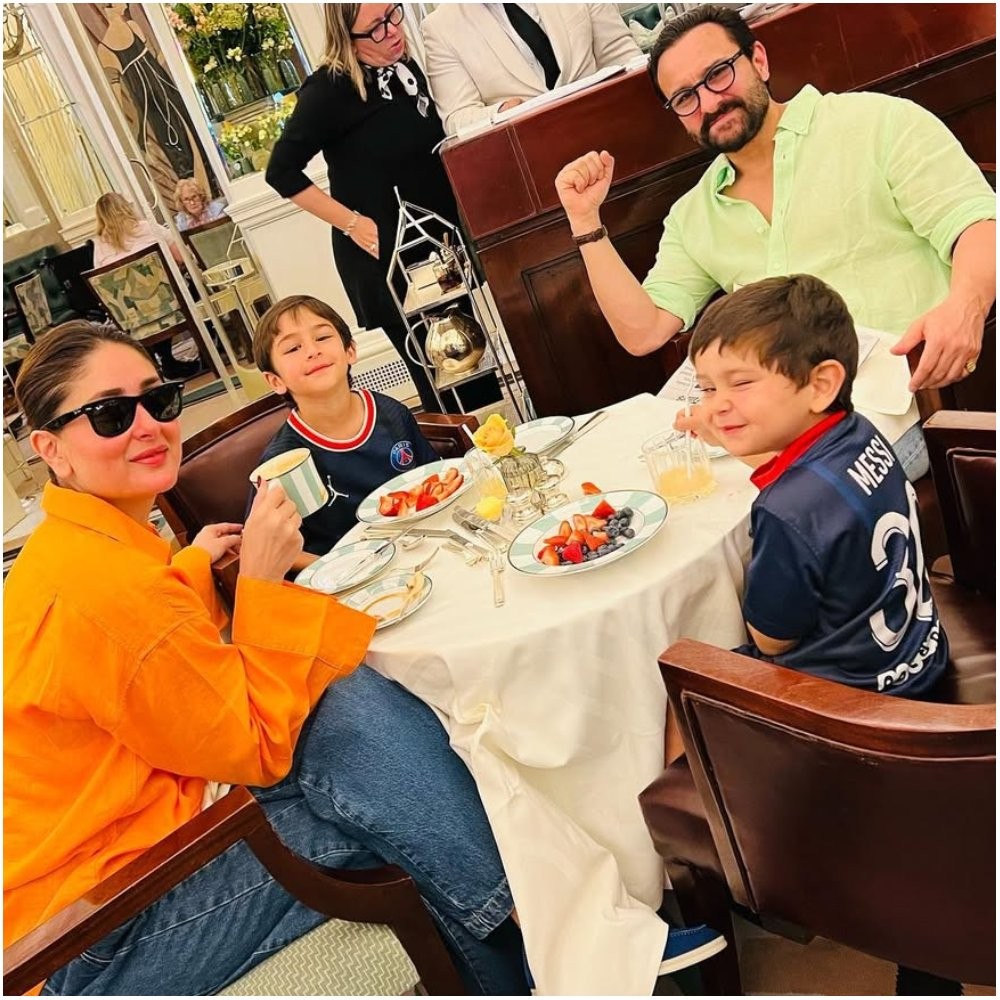 Kareena Kapoor Khan offers glimpse of handmade ‘bunny hats’ on Easter; we wonder if it is Taimur or Jeh's creation
