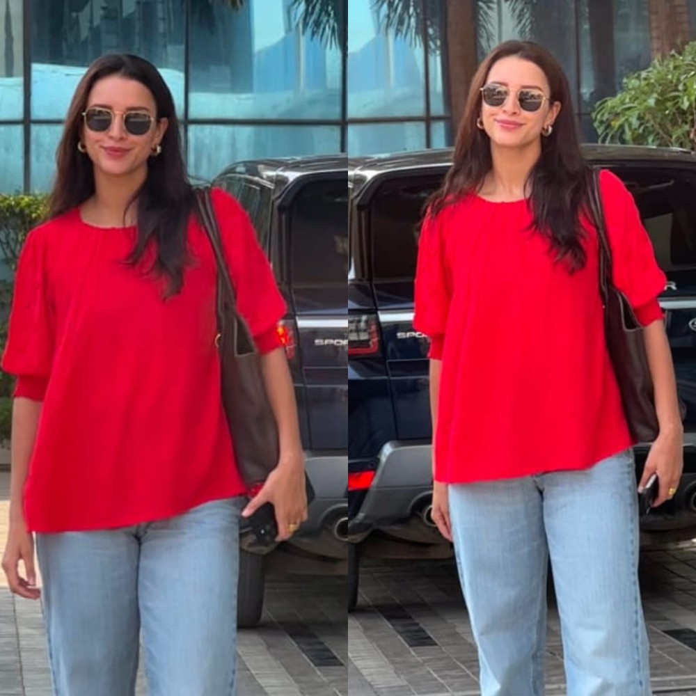 Triptii Dimri keeps her weekend look casual yet luxurious, pairs Rs 3,50,087 Miu Miu bag with laid-back outfit