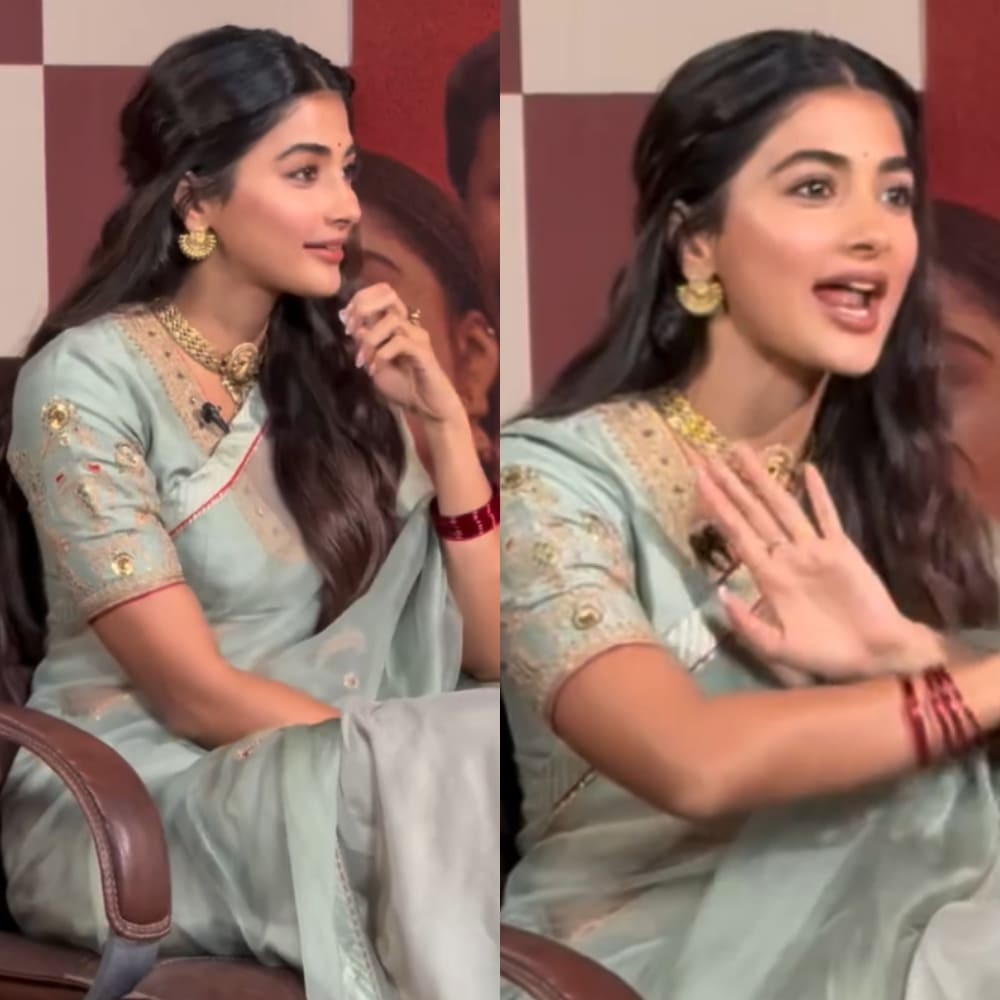 Pooja Hegde serves ‘desi girl’ vibes with flawless light makeup, perfect for new brides