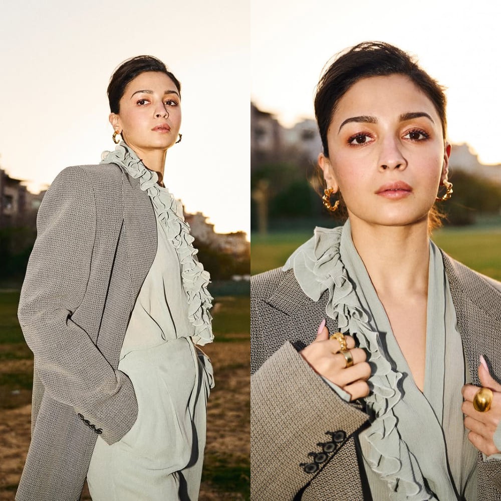 Alia Bhatt makes Shaandaar move as she mixes pastel elegance with tweed power for ultimate boss look
