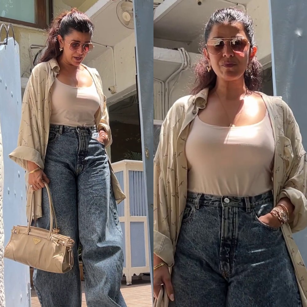 Nimrat Kaur styles her casual outing look with Prada Bag worth Rs 2,51,000