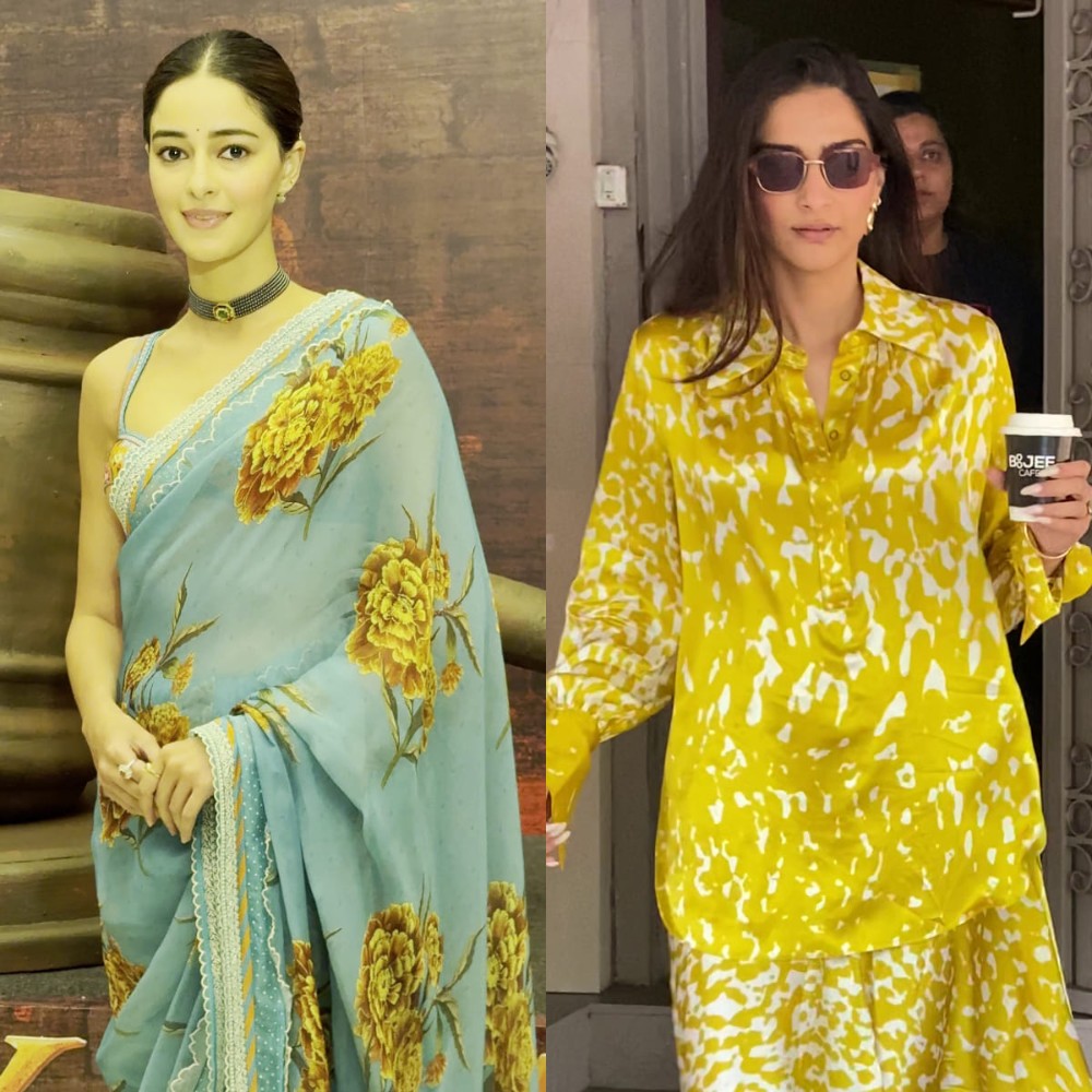 5 celebrity fashion looks of the day:  Ananya Panday, Sonam Kapoor to Triptii Dimri 