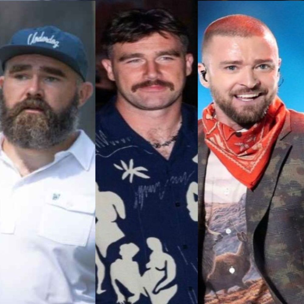 Travis Kelce Takes Break From Loved-Up Outings With Taylor Swift For Boys' Night With Brother Jason and Justin Timberlake