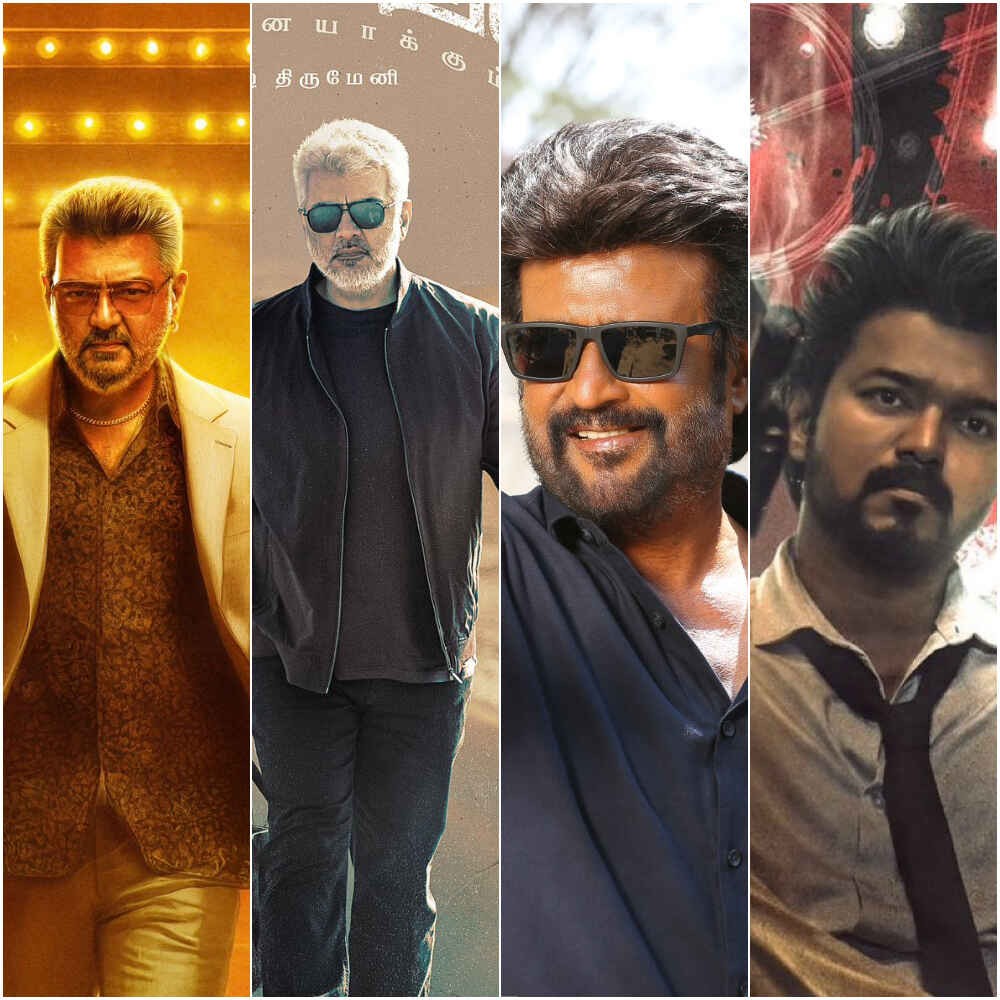 Tamil Nadu Box Office Comparison First 2 Days: Good Bad Ugly vs Vidaamuyarchi vs The Goat vs Vettaiyan 