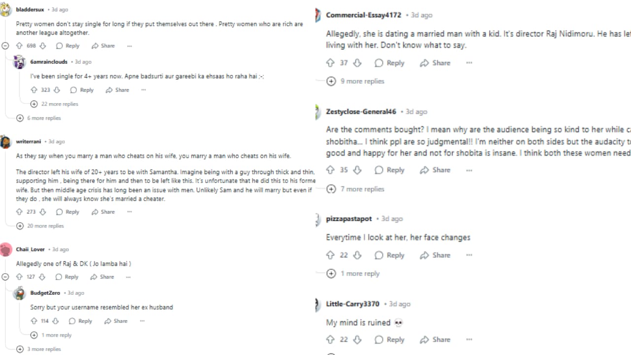 Samantha's reddit post