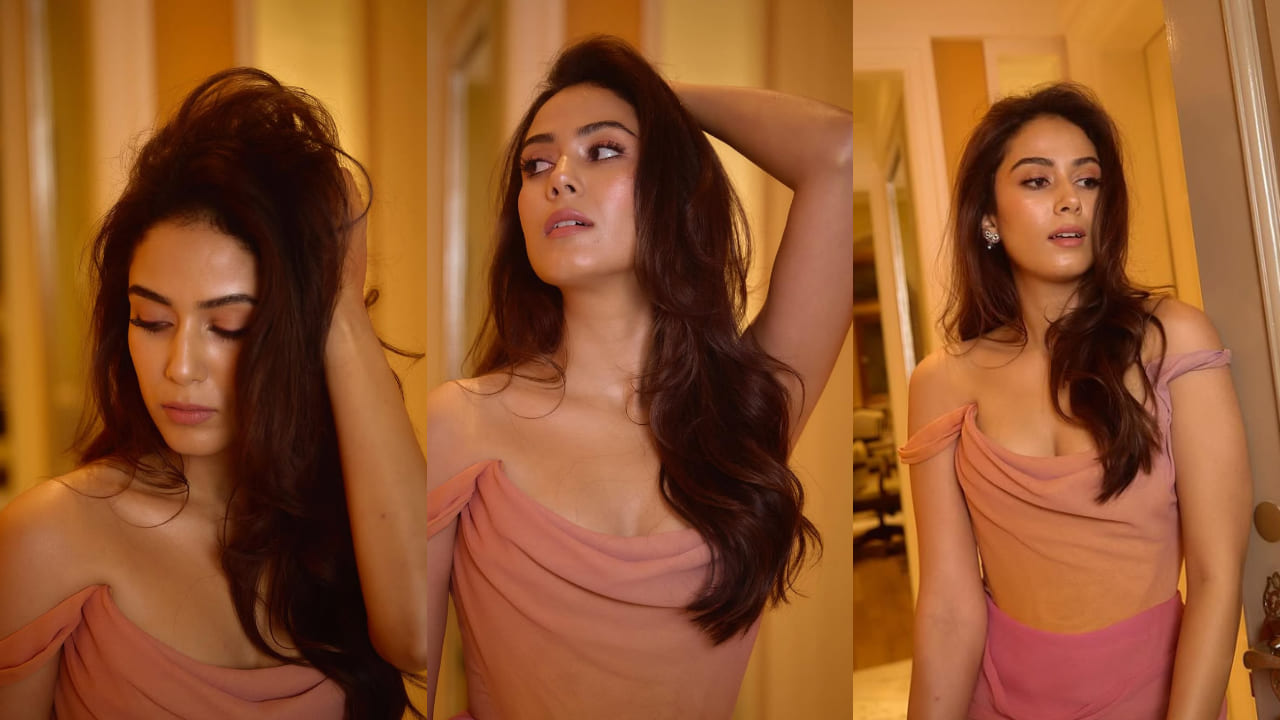 Mira Kapoor looks like a dreamy sunset in multi-colored mini dress, blending pastel romance with sultry elegance at Vivienne Westwood fashion show