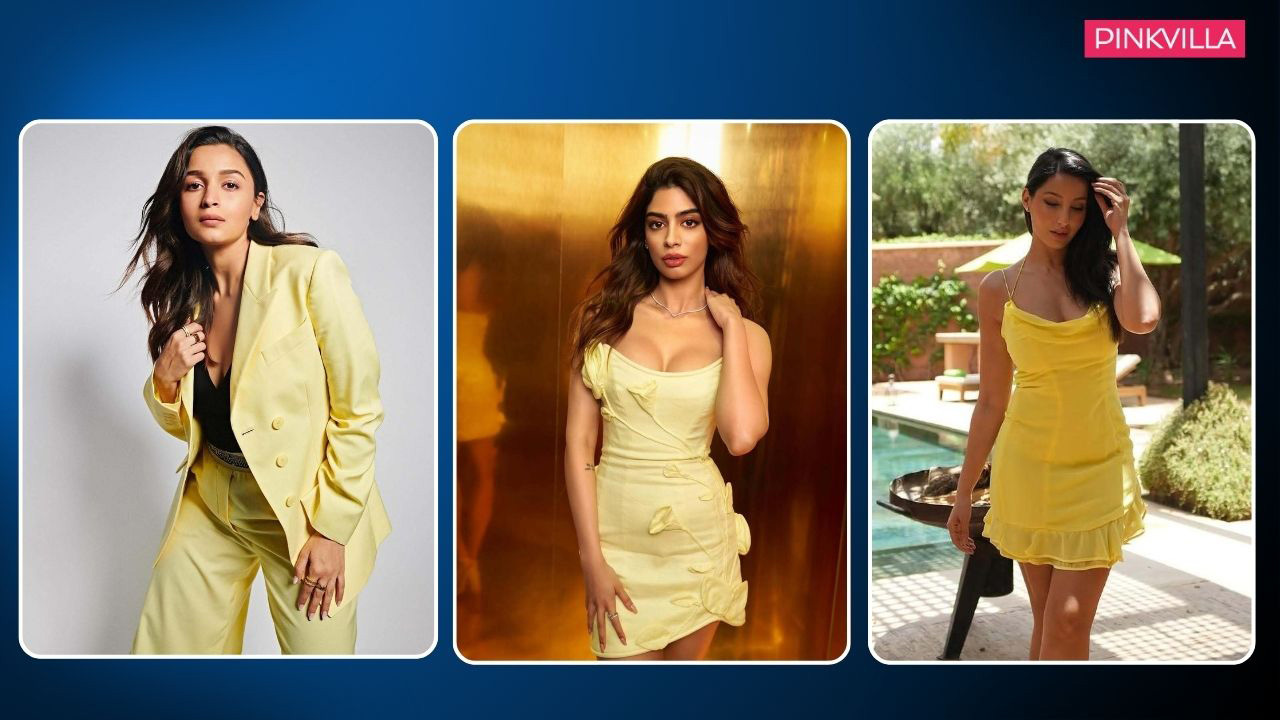 3 fashion trends of 2025: Alia Bhatt in butter yellow to Nora Fatehi in corset fit. PC: Celebrities' Instagram Ids