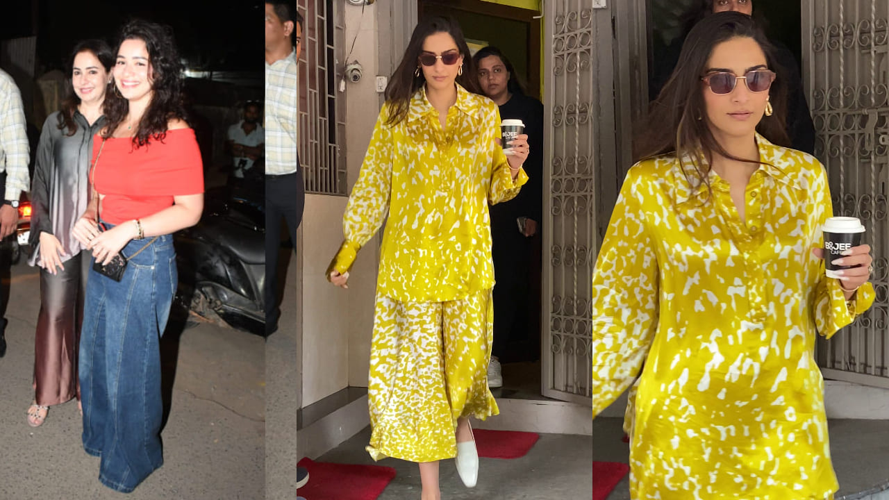 5 celebrity fashion looks of the day:  Ananya Panday, Sonam Kapoor to Triptii Dimri. PC: APH Images, Bablu, Varinder 