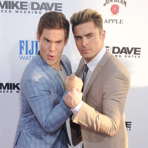 Adam Devine and Zac Efron (Getty Images)