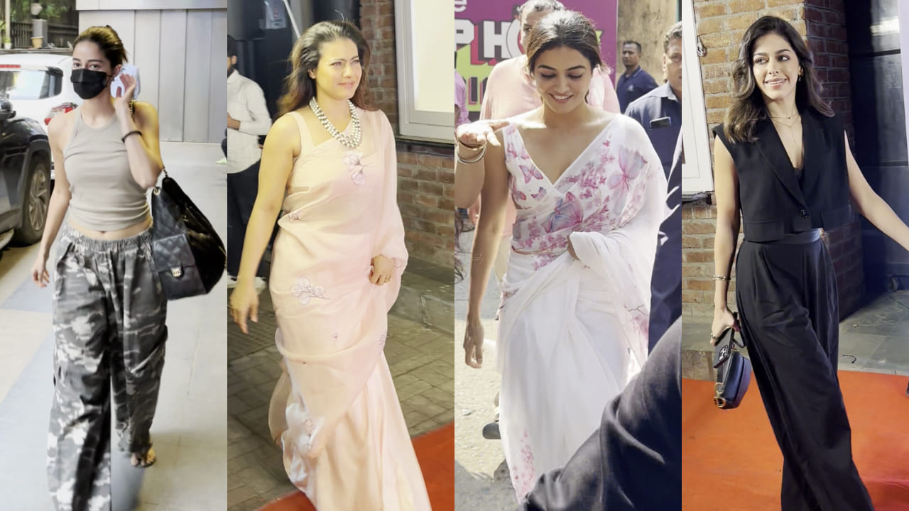 Fashion Looks Of The Day: Sonam Kapoor, Kajol to Khushi Kapoor. PC: Varinder, APH Images, Bablu