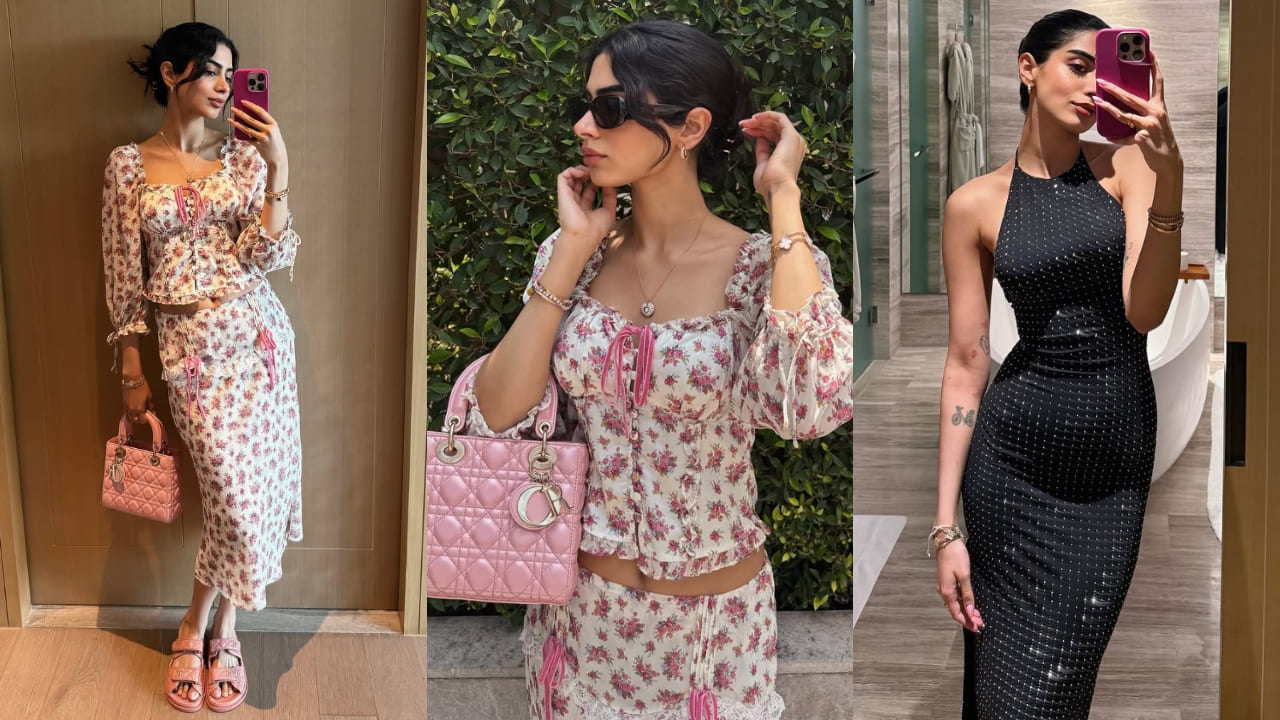 Khushi Kapoor’s vacation wardrobe is catalog of dreamy resort wear. PC: Khushi Kapoor IG