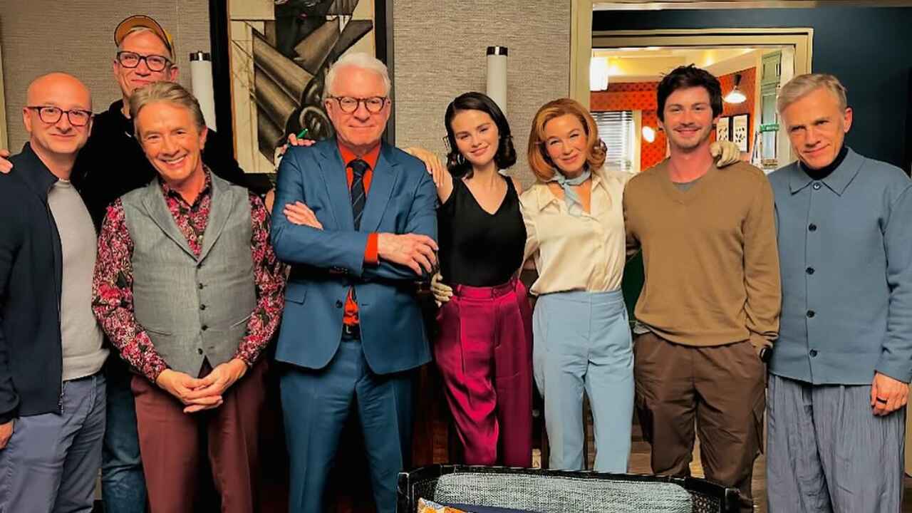 Cast of Only Murders in the Building via Selena Gomez/Instagram
