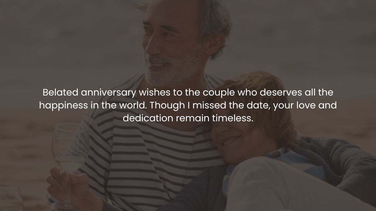 Wishes for couple's wedding anniversary