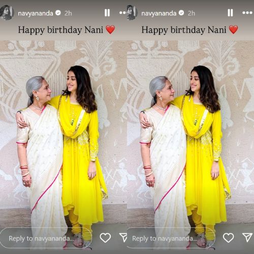 Picture Courtesy: Navya Nanda Instagram story