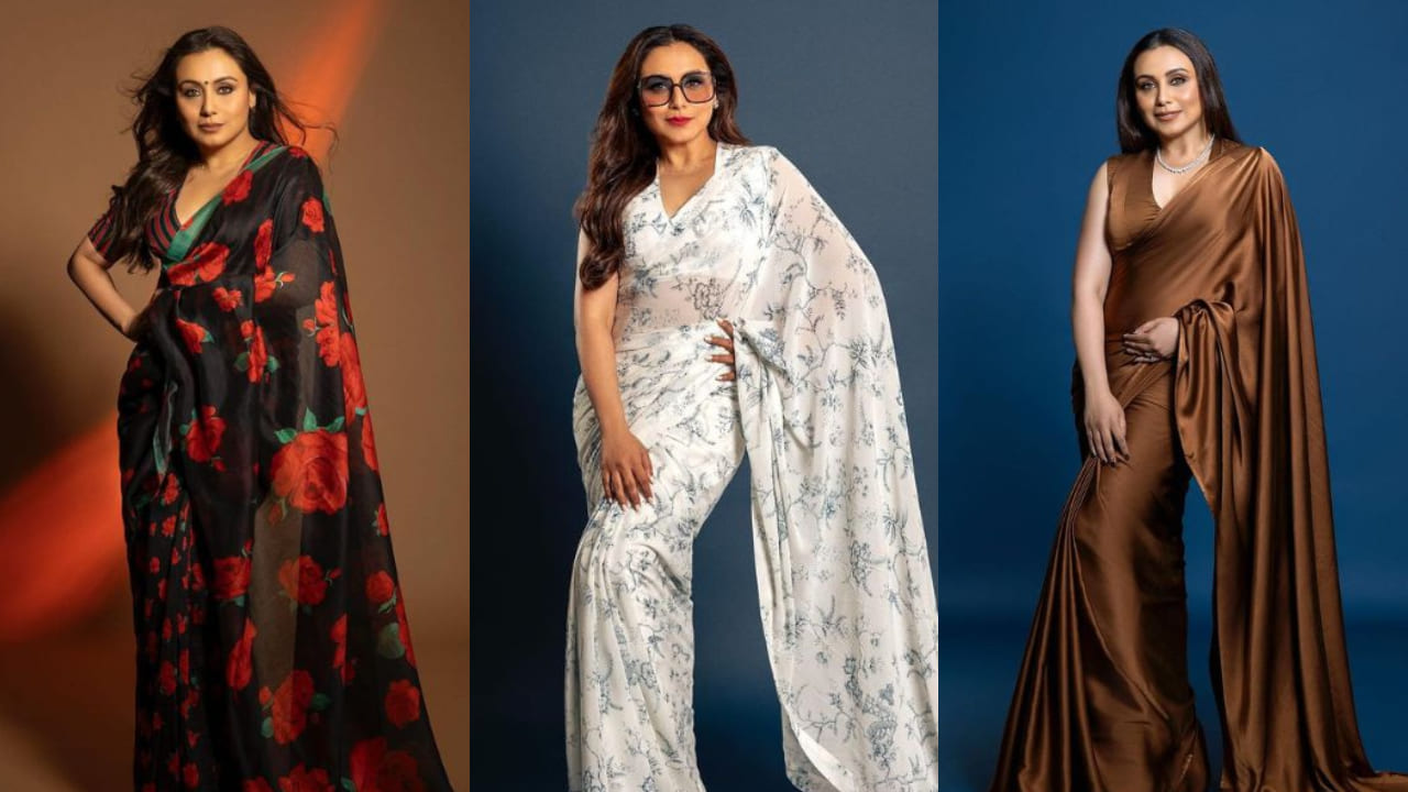 ‘90s Bollywood actresses and their saree moments; Kajol, Rani Mukerji to Karisma Kapoor. PC: Celebrities IG