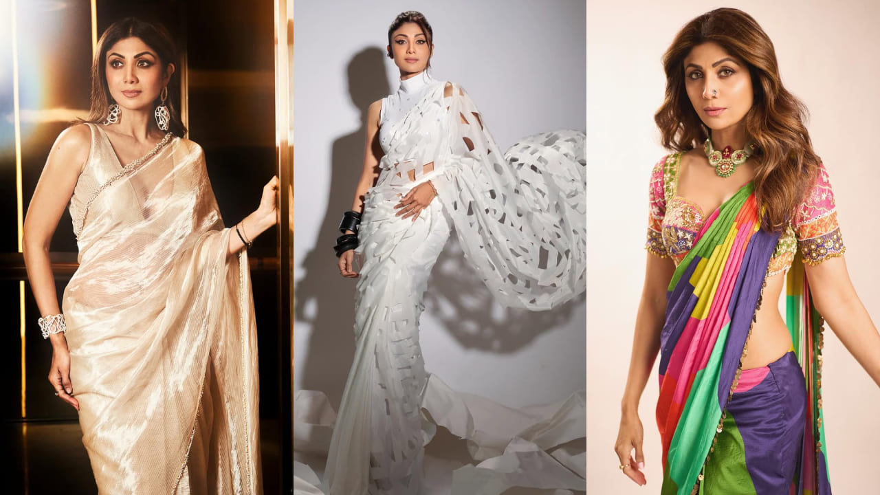 ‘90s Bollywood actresses and their saree moments; Kajol, Rani Mukerji to Karisma Kapoor. PC: Celebrities IG