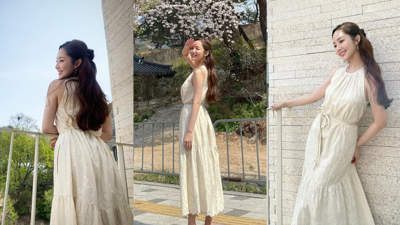  Korean actress Park Min Young's 3 dresses for sunny day outing that has us confessing 'Saranghaeyo'