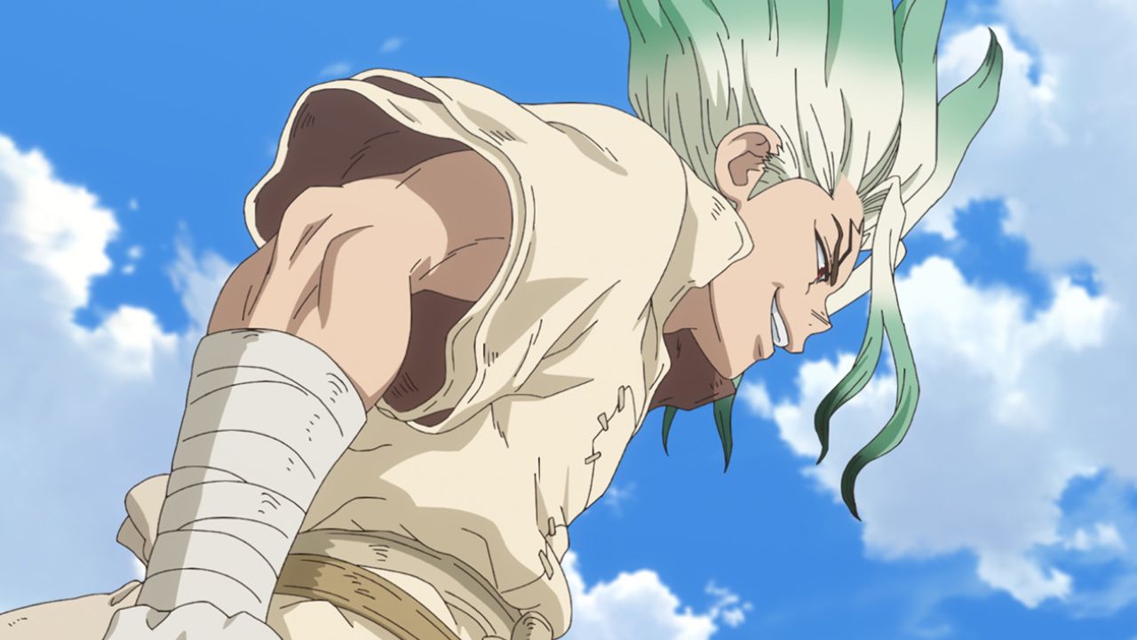 Dr. STONE [Riichiro Inagaki, Boichi, TMS Entertainment, Crunchyroll]