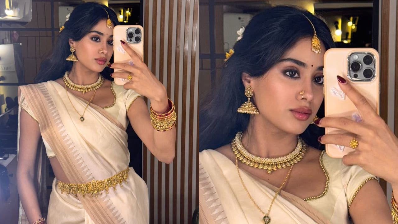 Janhvi Kapoor’s new look is your guide to perfect South Indian makeup and jewelry in 5 easy steps. PC: Janhvi Kapoor IG
