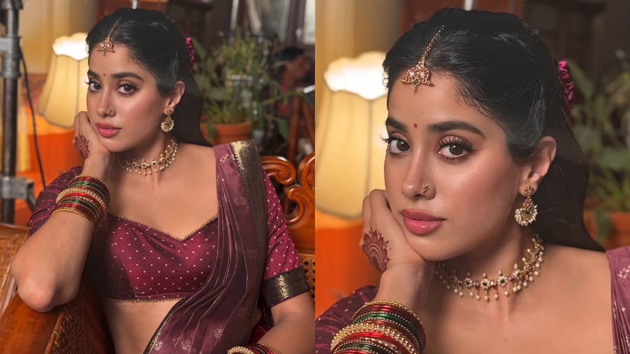 Janhvi Kapoor’s new look is your guide to perfect South Indian makeup and jewelry in 5 easy steps. PC: Janhvi Kapoor IG