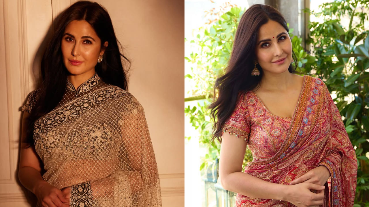 7 stunning saree blouse designs inspired by Katrina Kaif to rock your next wedding look. PC: Katrina Kaif IG
