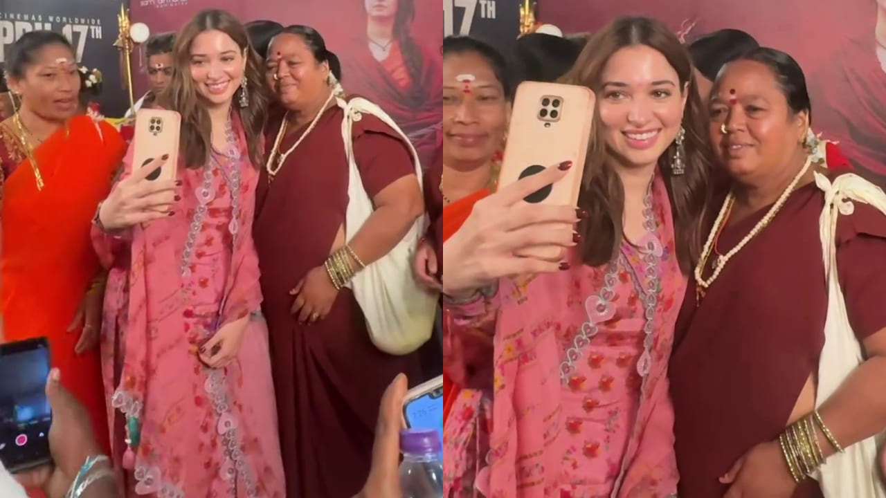 Tamannaah Bhatia adds ‘hearty-twist’ to her Odela 2 promotion look in Torani Kurta set worth Rs 39,500. PC: Tamannaah Bhatia IG