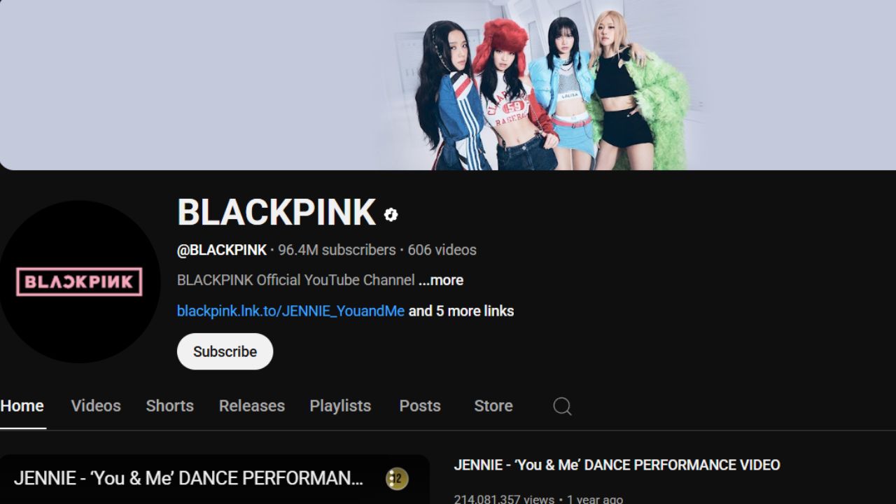 BLACKPINK's Youtube Channel 