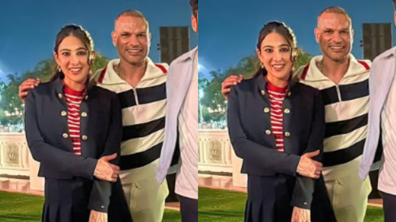 Sara Ali Khan serves fun school-girl workwear vibe in pleated black mini skirt and striped top