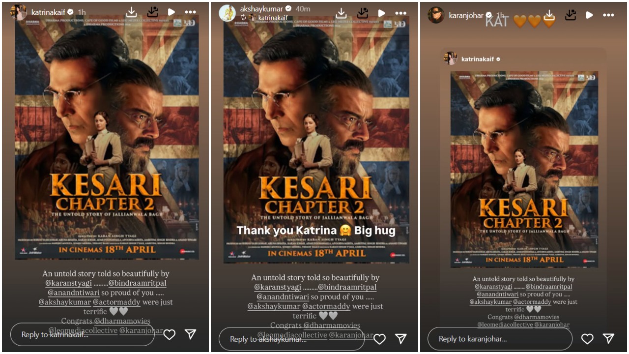 Pic Courtesy: Katrina Kaif, Akshay Kumar, Karan Johar Instagram