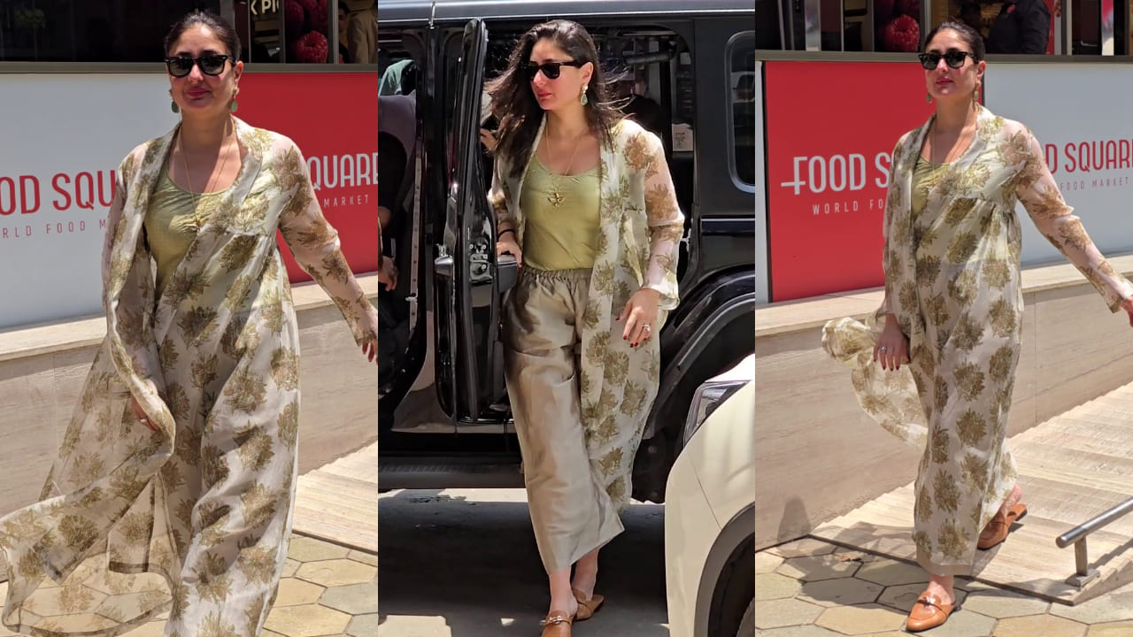 Kareena Kapoor pairs her summer-perfect outfit with Hermes mules worth Rs 1,35,000. PC: Varinder