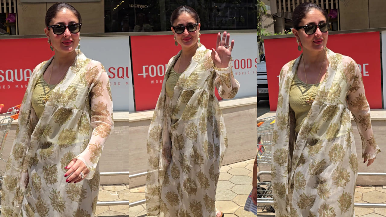 Kareena Kapoor pairs her summer-perfect outfit with Hermes mules worth Rs 1,35,000. PC: Varinder