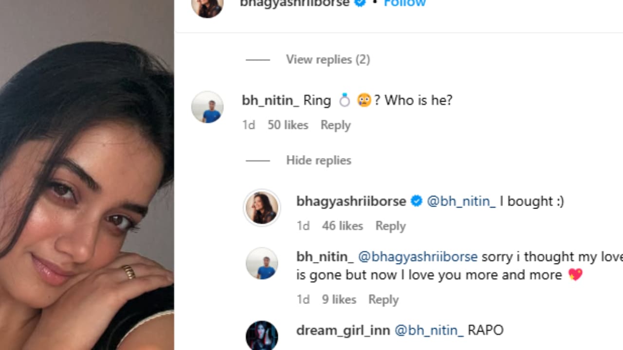 Bhagyashri Instagram