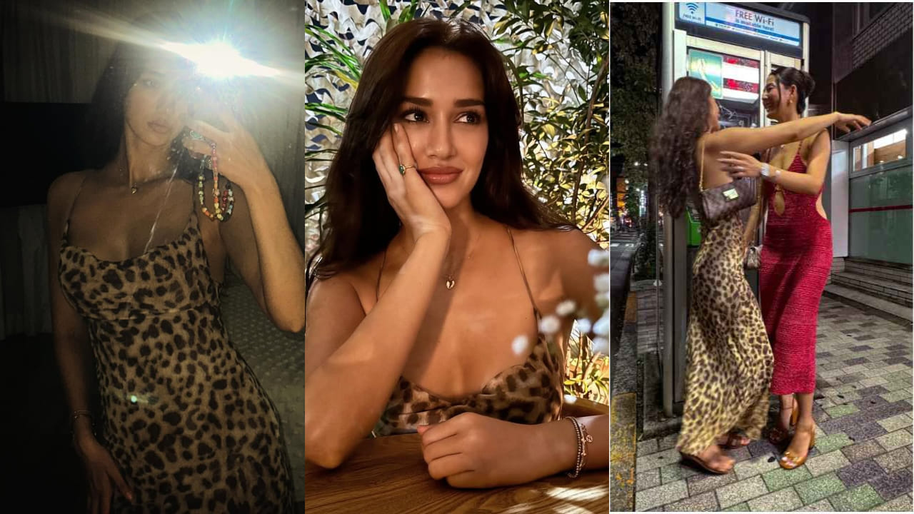 Disha Patani’s 2 looks in slip dress and bikini prove her obsession with animal print