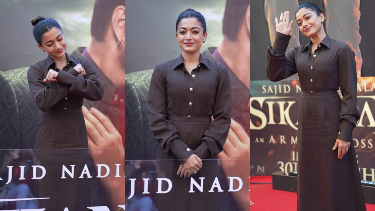 Rashmika mandanna korean fashion looks