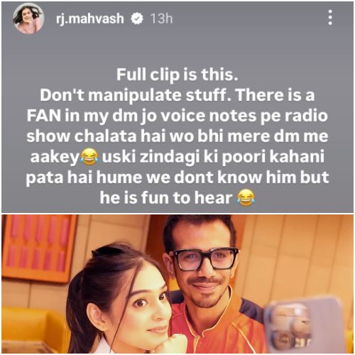 Pic Courtesy: RJ Mahvash Instagram