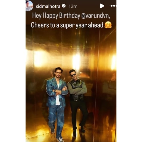 PC: Sidharth Malhotra/Instagram