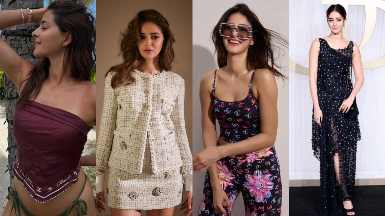 Inside Ananya Panday’s Chanel closet with Rs 1,00,221 statement earrings. PC: Ananya Panday IG, Pinkvilla