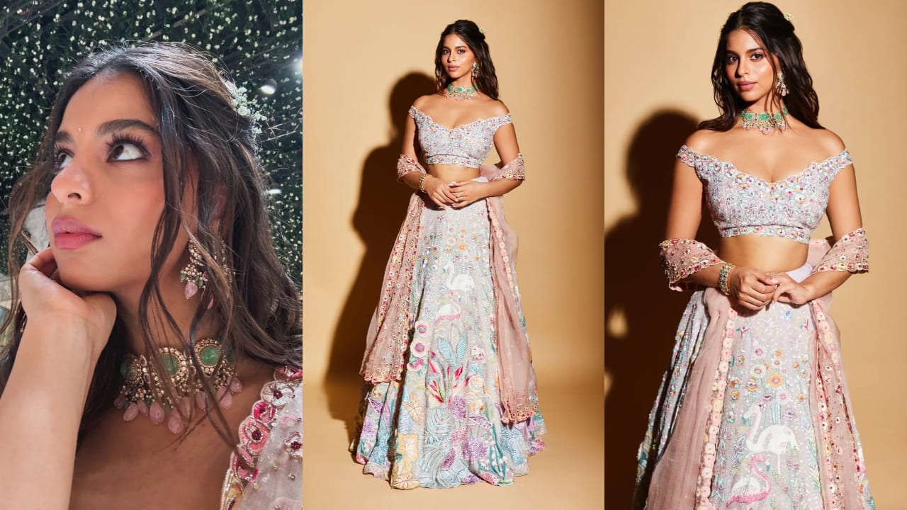 7 unique lehenga trends to ace ethnic wedding aesthetic: Janhvi Kapoor’s corset blouse to Disha Patani’s slit skirt. PC: Celebrities' IG