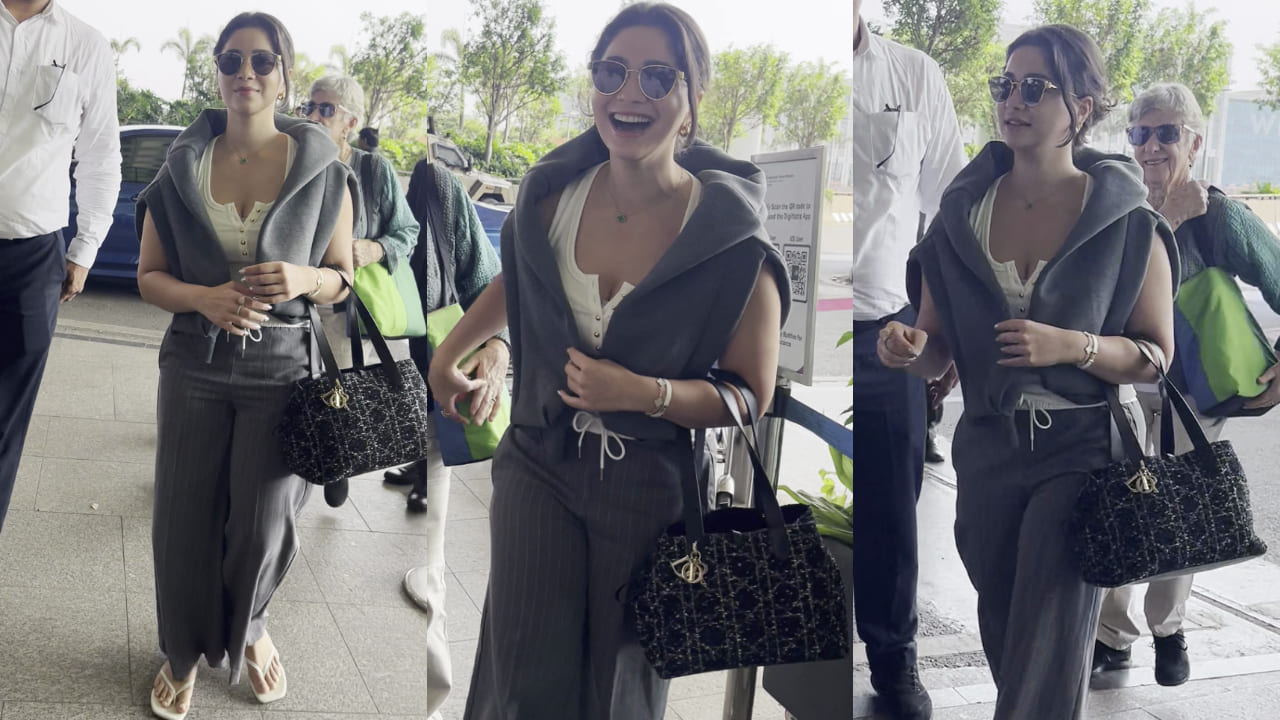 Sara Tendulkar flaunts her extravagantly luxurious Rs 3,41,000 handbag while donning effortlessly cool outfit. PC: APH Images