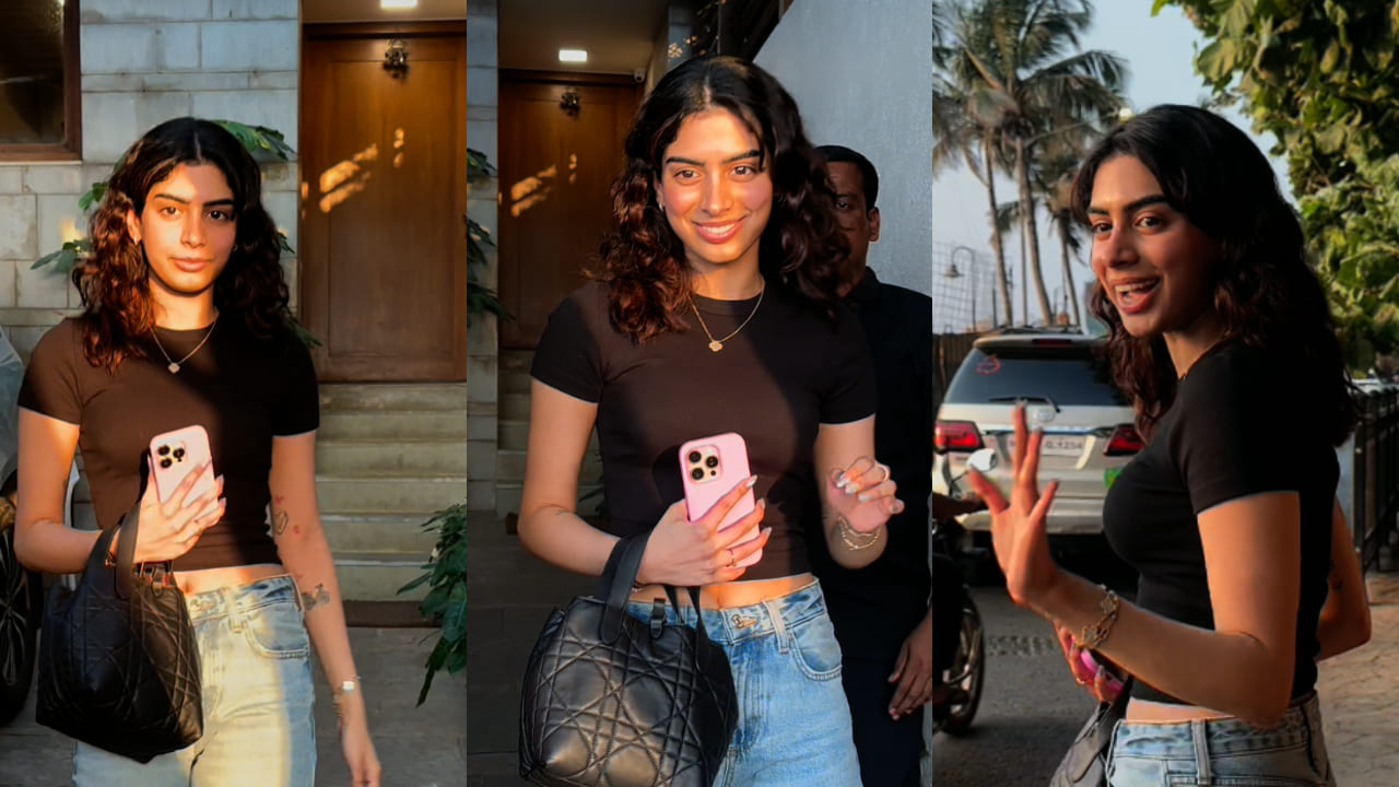 Khushi Kapoor flexes her Rs 3,03,081 DIOR bag paired with wide-leg denim for perfect weekend look