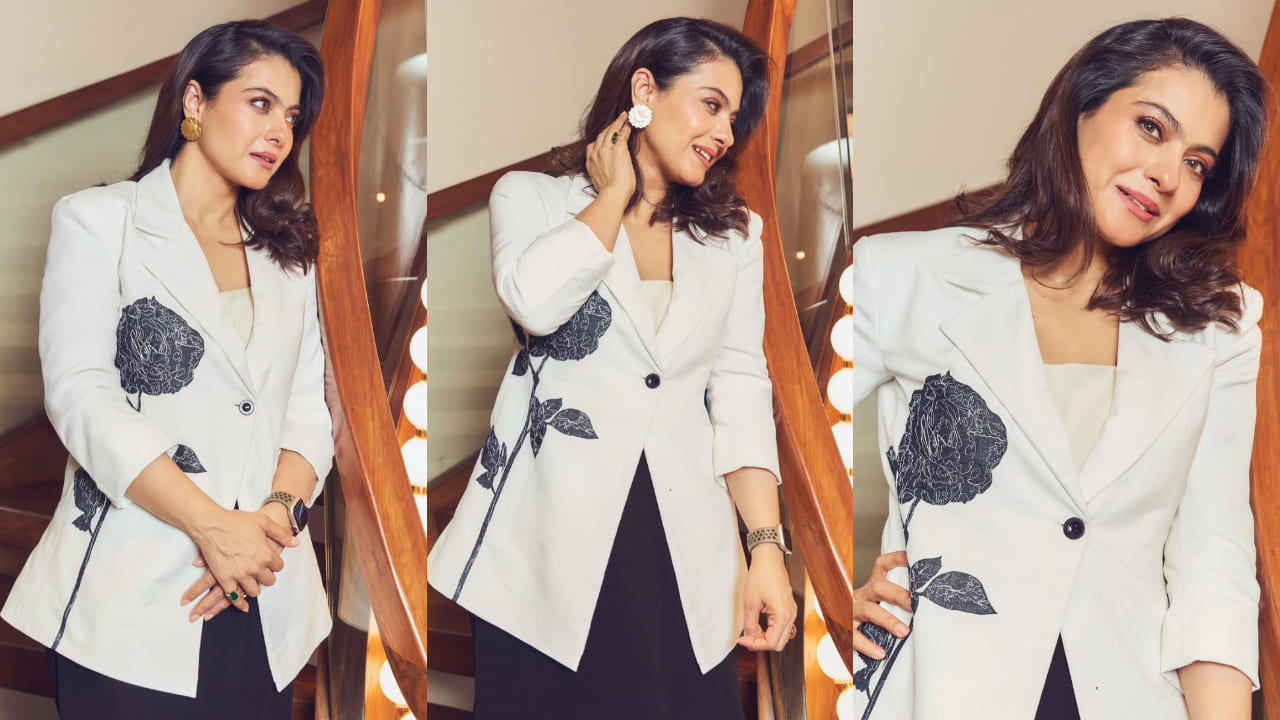 Kajol-inspired 5 corporate looks that will whoosh away Monday blues with their vibrant and playful appeal. PC: Kajol IG