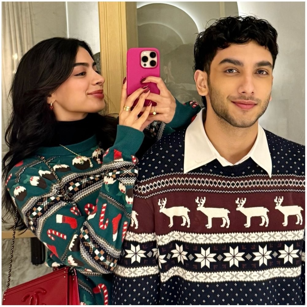 Khushi Kapoor follows sister Janhvi Kapoor’s lead, flaunts rumored beau Vedang Raina’s initial; are they making it official? Khushi Kapoor follows sister Janhvi Kapoor’s lead, flaunts rumored beau Vedang Raina’s initial; are they making it official?