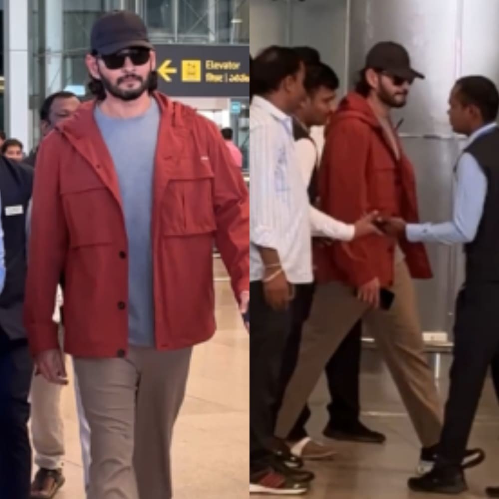 WATCH: Mahesh Babu clicks selfie with fans as he returns to Hyderabad after small break from SSMB29 shoot
