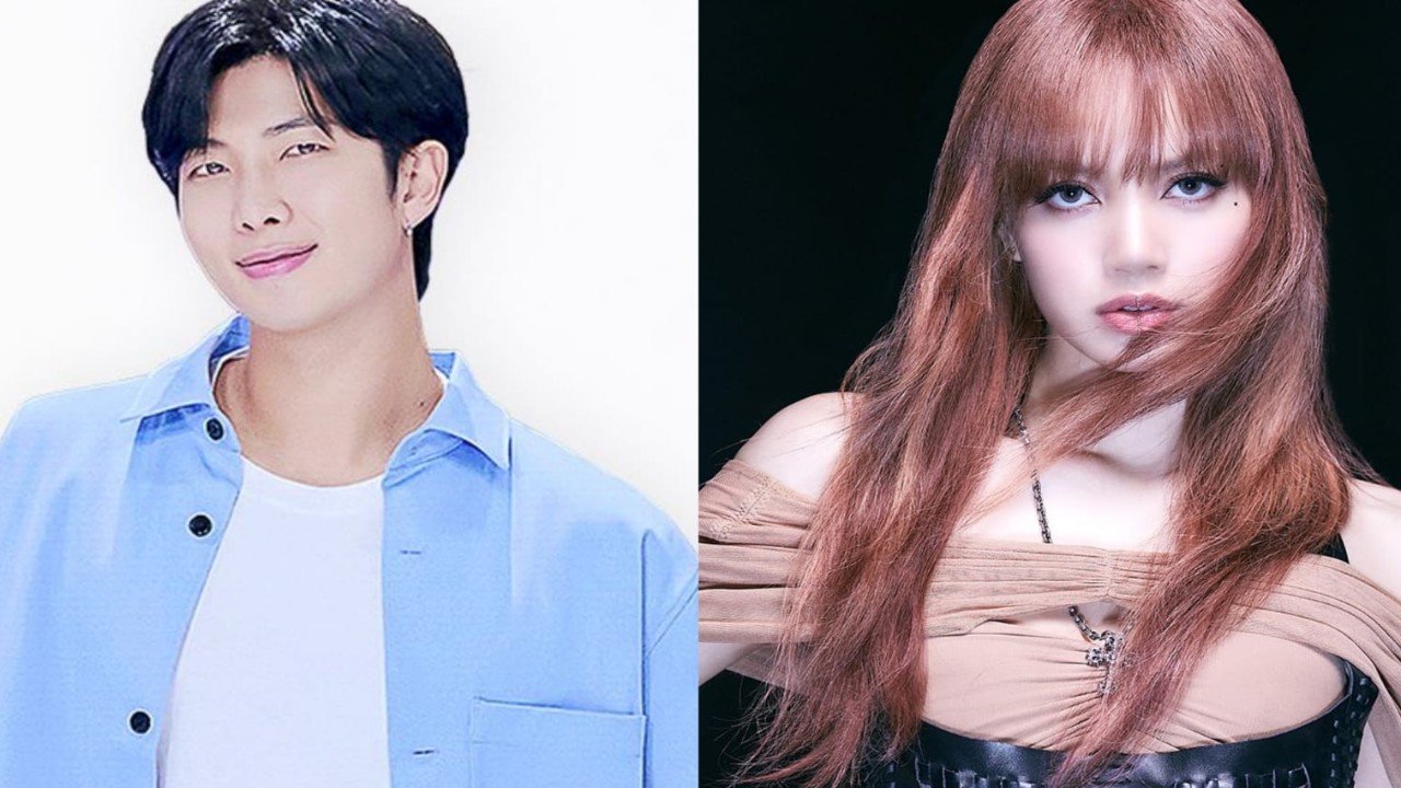 RM, Lisa: Courtesy of BTS, BLACKPINK Twitter RM, Lisa: Courtesy of BTS, BLACKPINK Twitter